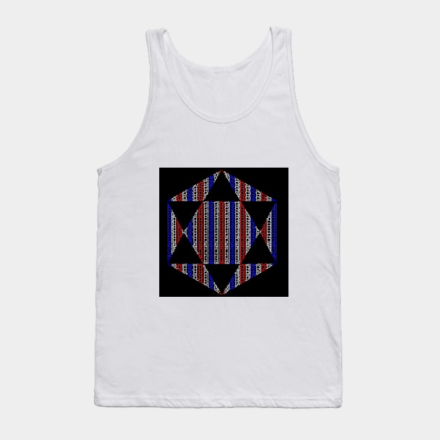 Artistic star shape design Tank Top by MICRO-X